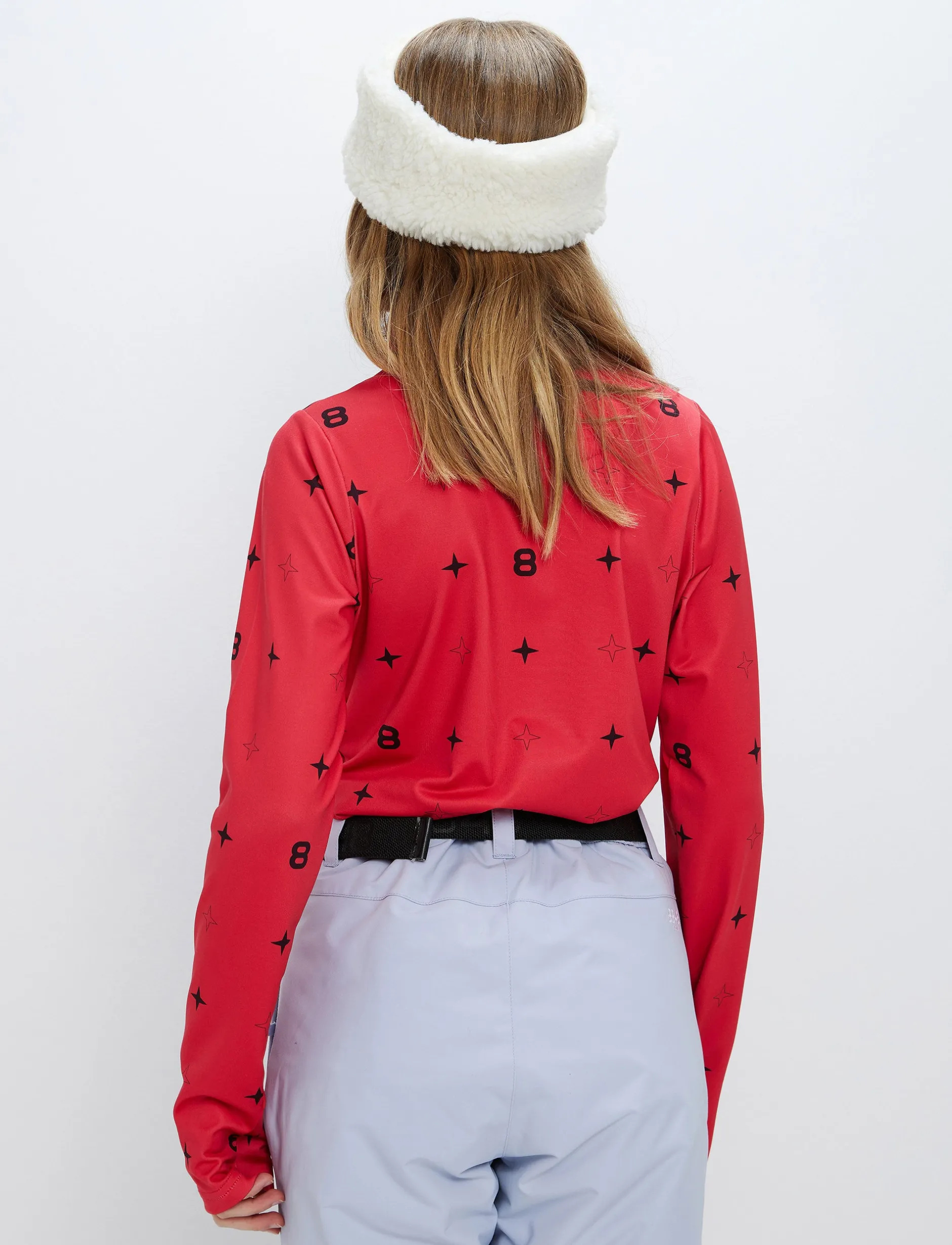 Mellanlager*8848 Altitude 8 Star Jr Sweat - Poinsetta Red