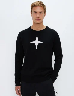 Tröjor|Mellanlager*8848 Altitude Star Merino Sweat - Black