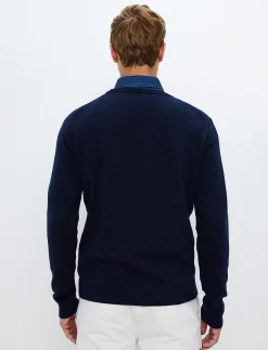 Tröjor|Mellanlager*8848 Altitude Star Merino Sweat - Navy