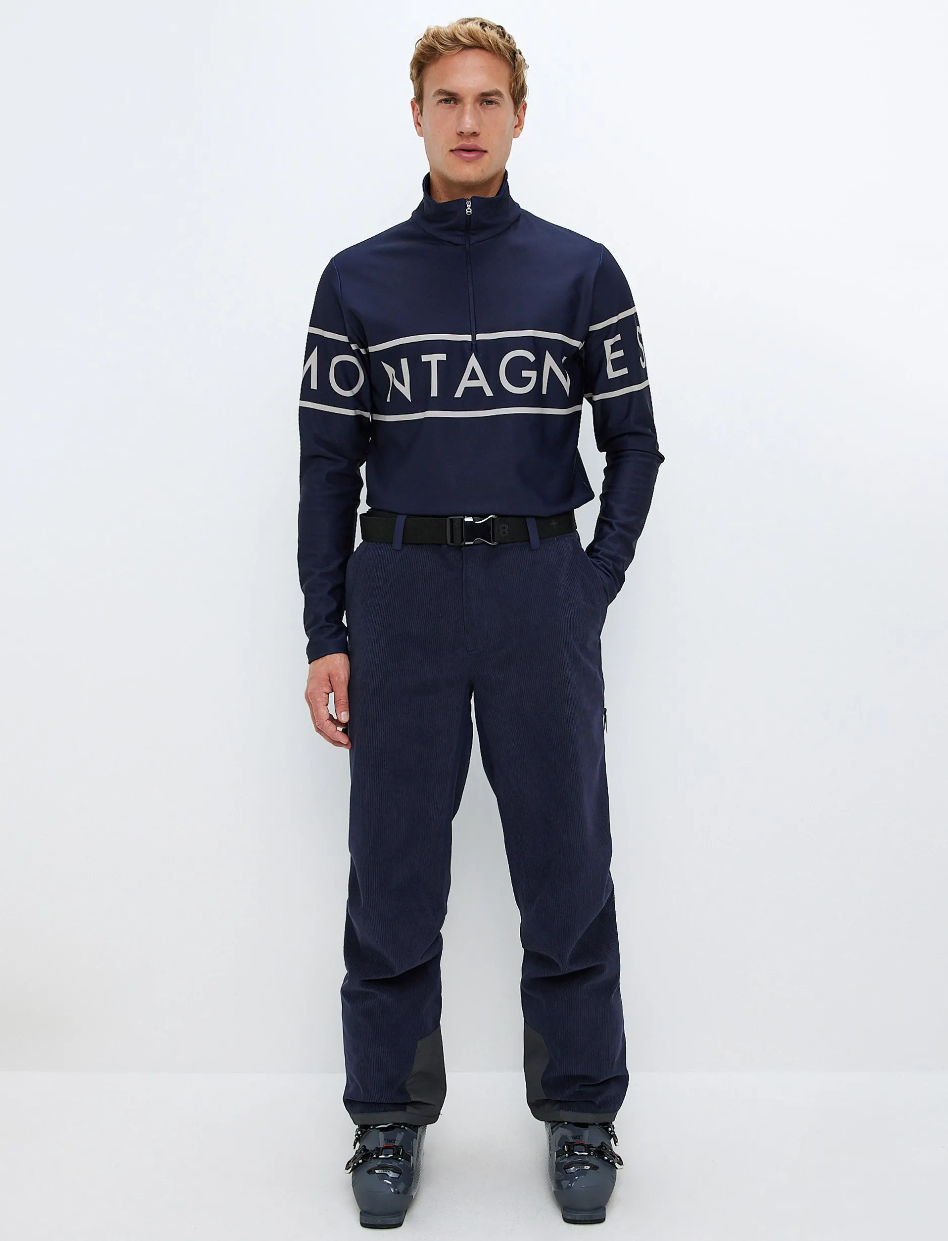 Skidbyxor*8848 Altitude Tim Cord Ski Pant - Navy