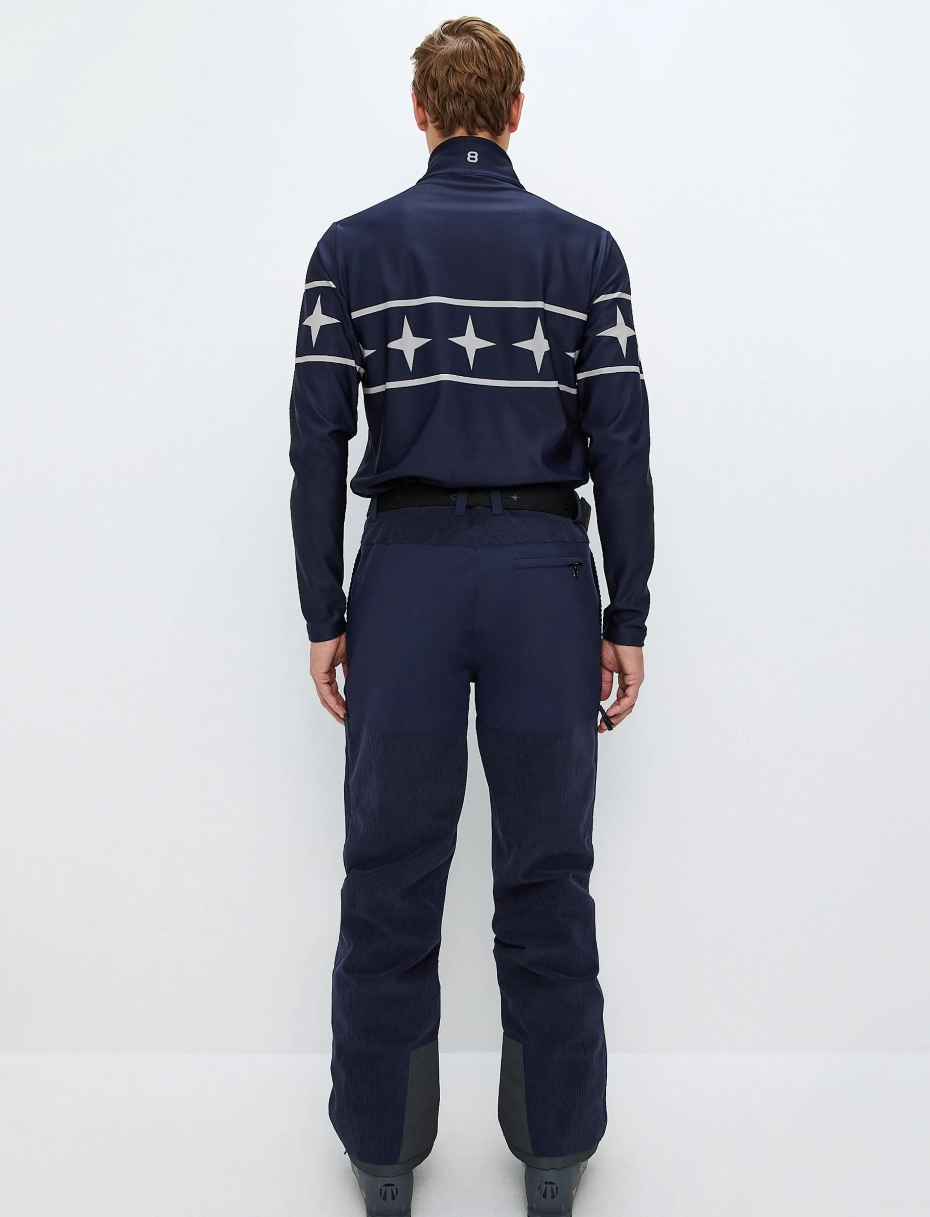 Skidbyxor*8848 Altitude Tim Cord Ski Pant - Navy