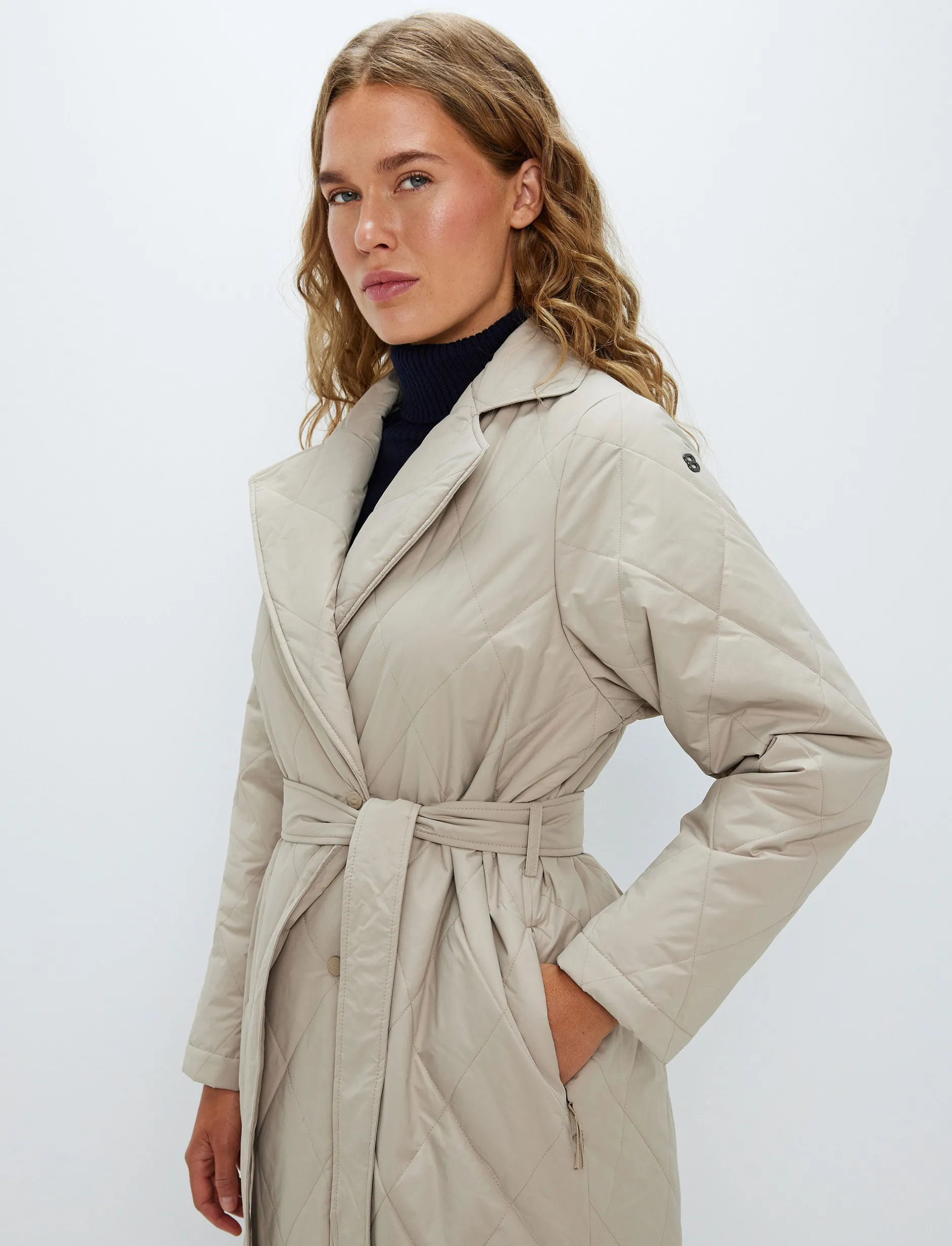 Jackor*8848 Altitude Tinsley W Coat - Lt Beige