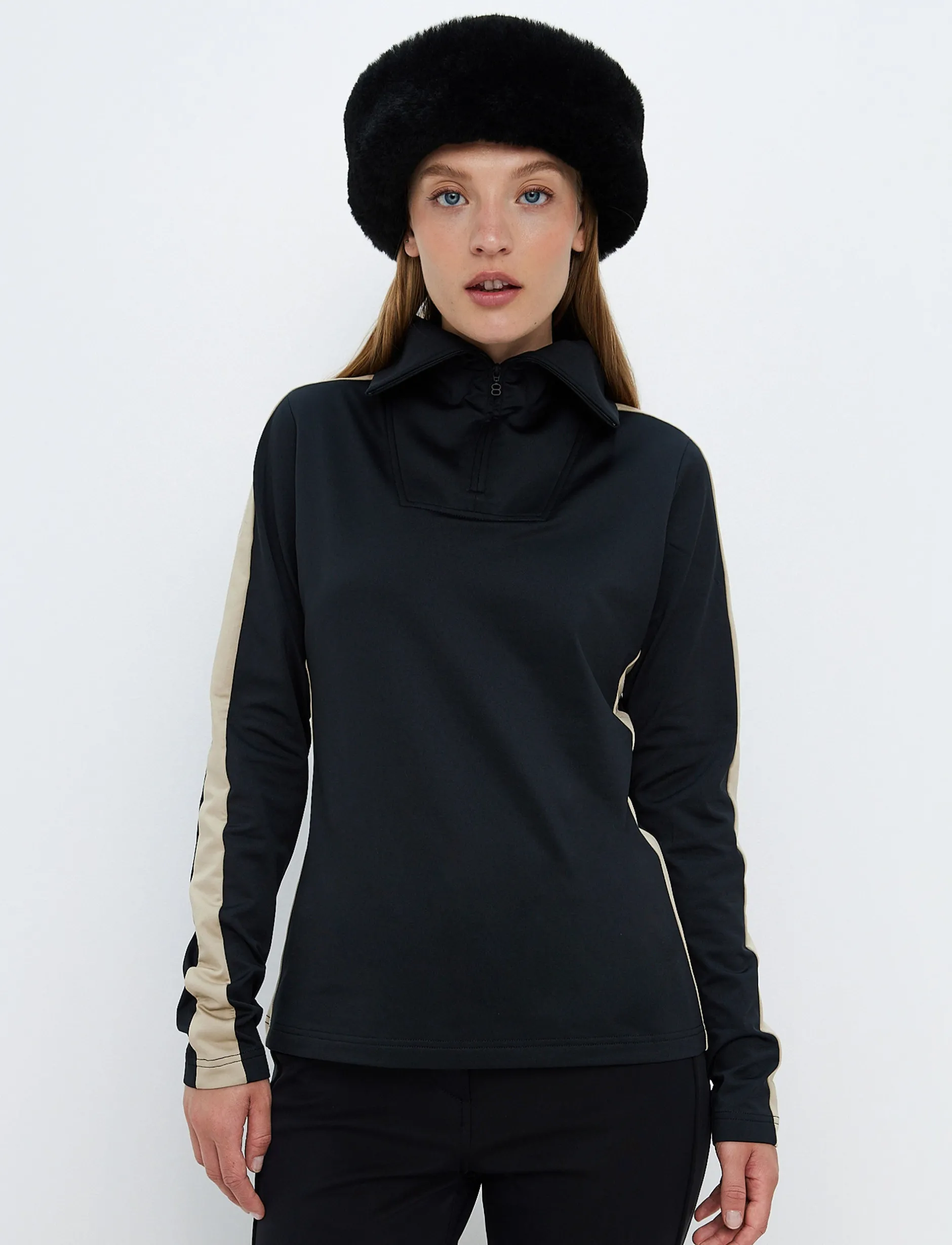 Mellanlager*8848 Altitude Vanessa W 1/2 Zip Sweat - Black